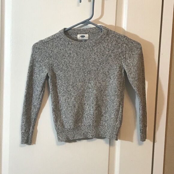 Old Navy Size 5 Pullover Sweater Gray White - Picture 2 of 12